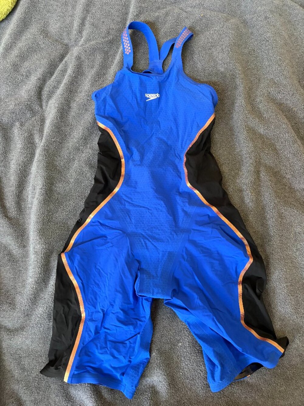 Speedo Fastskin LZR Pure Intent Kneeskin Sz 28 Open Back Worn Once Tech Suit
